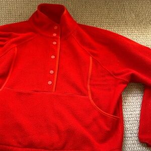 Red Outdoor Voices fleece